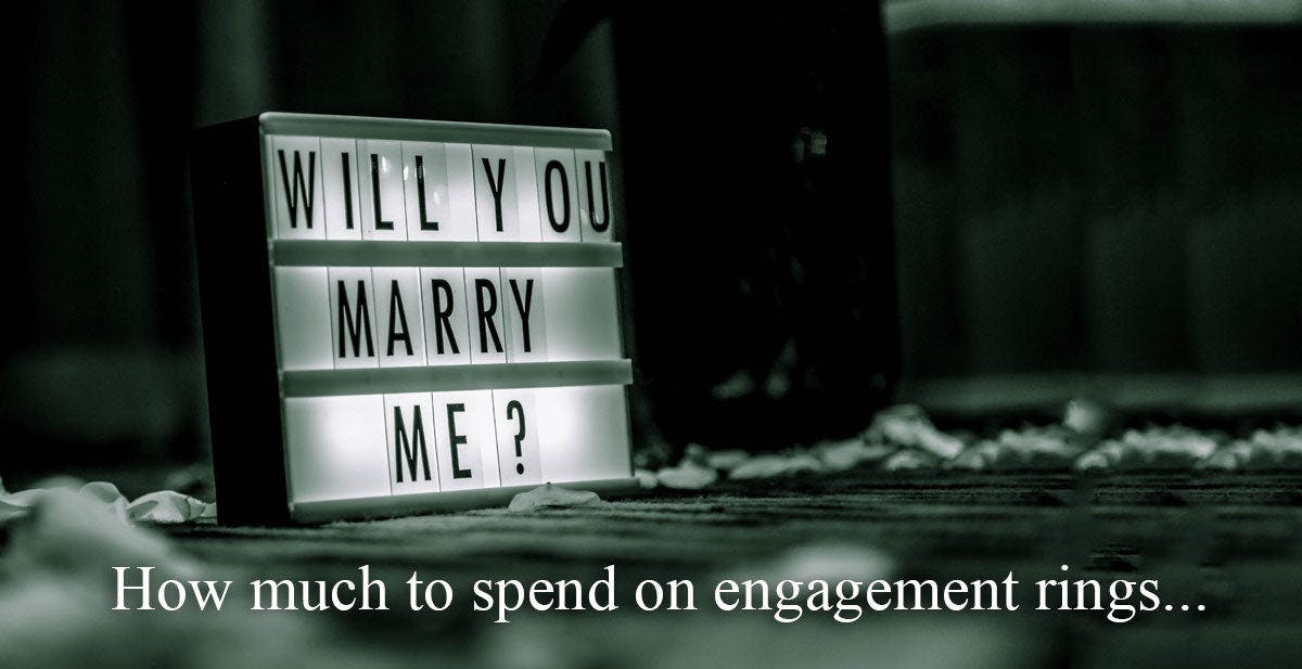 How much to spend on an engagement ring